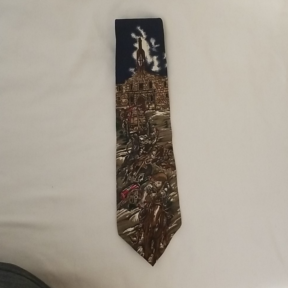 Men's neck tie The Alamo Tabasco